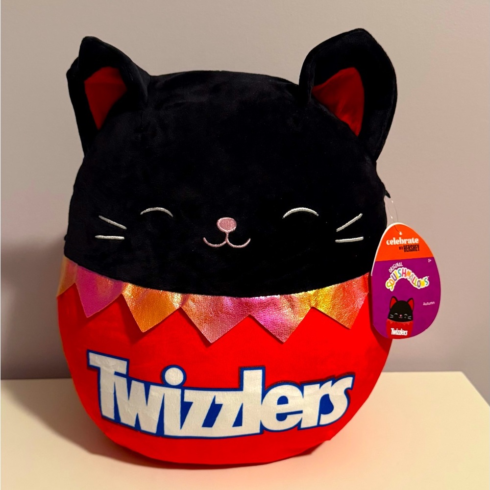 Brand new 12” Hershey Twizzlers Autumn Squishmallow